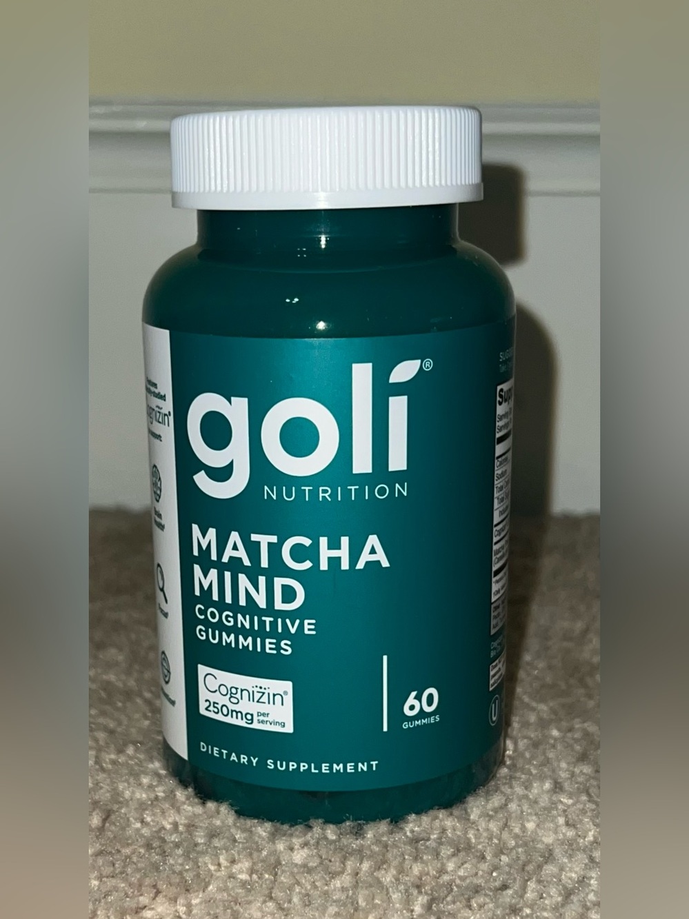 Goli Nutrition Matcha Mind Cognitive Vegan Gummies - 60ct - NEW